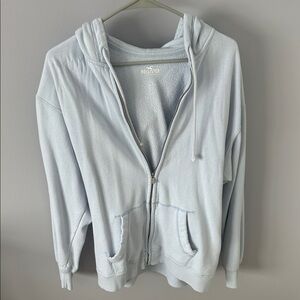 Hollister Sky Blue Zip Up